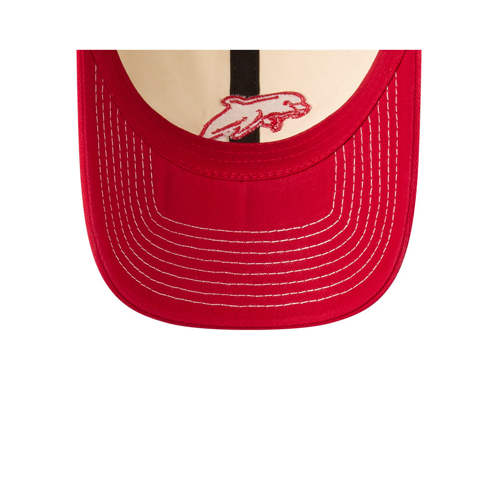 The Dolphins Hat - 2025 NRL 2Tone Chrome Contrast Casual Classic Strapback Cap - New Era